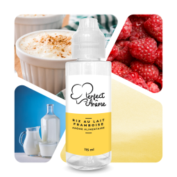 Riz au lait framboise - Arôme alimentaire - Perfectarôme