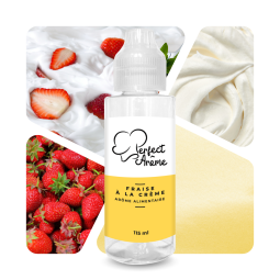 Fraise à la crème - Arôme alimentaire - Perfectarôme